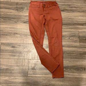 Maurices rust colored Jeggings